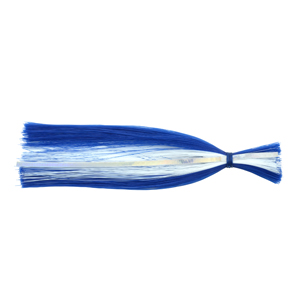 Billy Baits, Billy Witch Lure, Blue/White Stripe Skirt, Weighted Head, 6.5 in / 16.5 cm