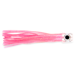 C&H, Lil Stubby Lure, Pink/Flake Skirt, Flat Head, 5.5 in / 14 cm
