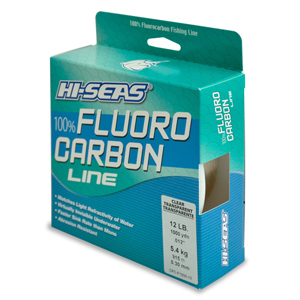100% Fluorocarbon Line, 12 lb / 5.4 kg test, .014 in / 0.35 mm dia, Clear, 1000 yd / 914 m