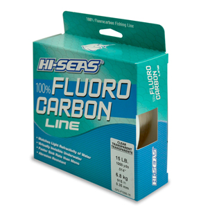 100% Fluorocarbon Line, 15 lb / 6.8 kg test, .016 in / 0.40 mm dia, Clear, 1000 yd / 914 m