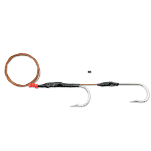 C&H, High Speed Wahoo Rigging Kit, 10/0 Stainless Steel Hooks 2, 6 ft - 275 lb AFW Cable, Sleeve