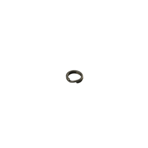 Mighty Mini Stainless Steel Split Ring, Size #5, 77 lb / 35 kg test, Gunmetal Black, 6 pc