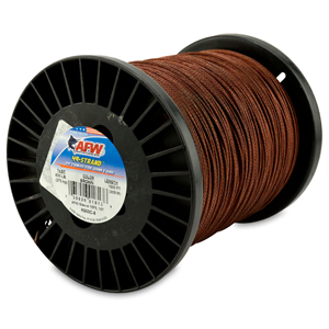 49 Strand, 7x7 Stainless Steel Shark Leader Cable, 600 lb / 273 kg test, .072 in / 1.83 mm dia, Camo, 1000 ft / 305 m