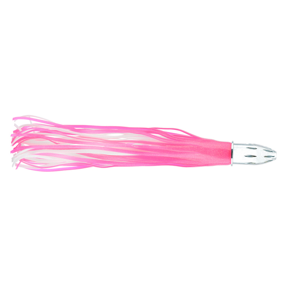 Billy Baits, Mister Big Lure, Pink/White PVC Skirt, 16 oz / 453 g Head, 16 in / 40.6 cm