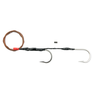 C&H, High Speed Wahoo Rigging Kit, 11/0 Stainless Steel Hooks 2, 6 ft - 480 lb AFW Cable, Sleeve