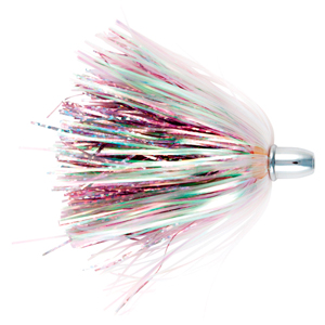 Billy Baits, Micro Mini Lure, Pearl/Pink Shimmer Skirt, Weighted Head, 2.5 in / 6.4 cm
