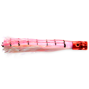 Billy Baits, Magnum Turbo Whistler Lure, Pink/Pearl Skirt, 2 oz / 56.6 g Head