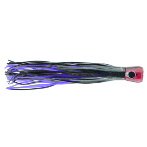 C&H, AlienXL Lure, Black Foil/Purple Skirt, Concave Head, Hologram Eye, 10.5 in / 22.6 cm