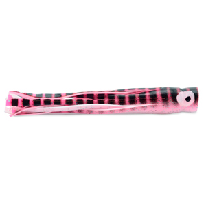 C&H, Lil Bubbler Lure, Pink/White Belly Skirt, Concave Head, 5.5 in / 14 cm