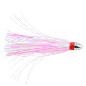 C&H, Pearl Baby Lure, Pink/Pearl Tinsel Skirt, 1/8 oz / 3.54 g Head, 2.5 in / 6.35 cm