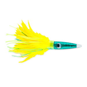 C&H, Wahoo Whacker Feather Lure, Dolphin Feather Skirt, 10 in / 25.4 cm
