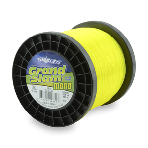 Grand Slam Monofilament Line, 100 lb / 45.3 kg test, .039 in / 1.00 mm dia, Fluorescent Yellow, 535 yd / 489 m, 1 lb / 0.45 kg Spool