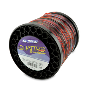 Quattro Monofilament Line, 300 lb / 136.0 kg test, .075 in / 1.90 mm dia, 4-Color Camo, 750 yd / 686 m, 5 lb / 2.27 kg Spool