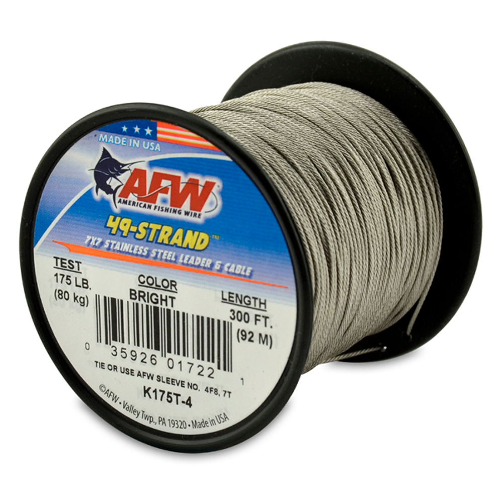 49-Strand Stainless Steel Shark Cable 480# 30 feet 7x7