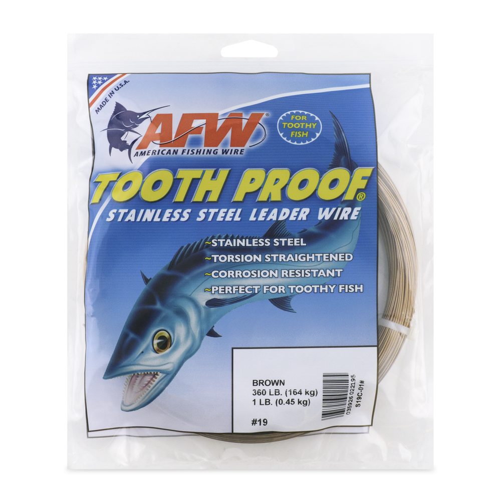 19 ToothProof Stainless Steel Single Strand Leader, 360