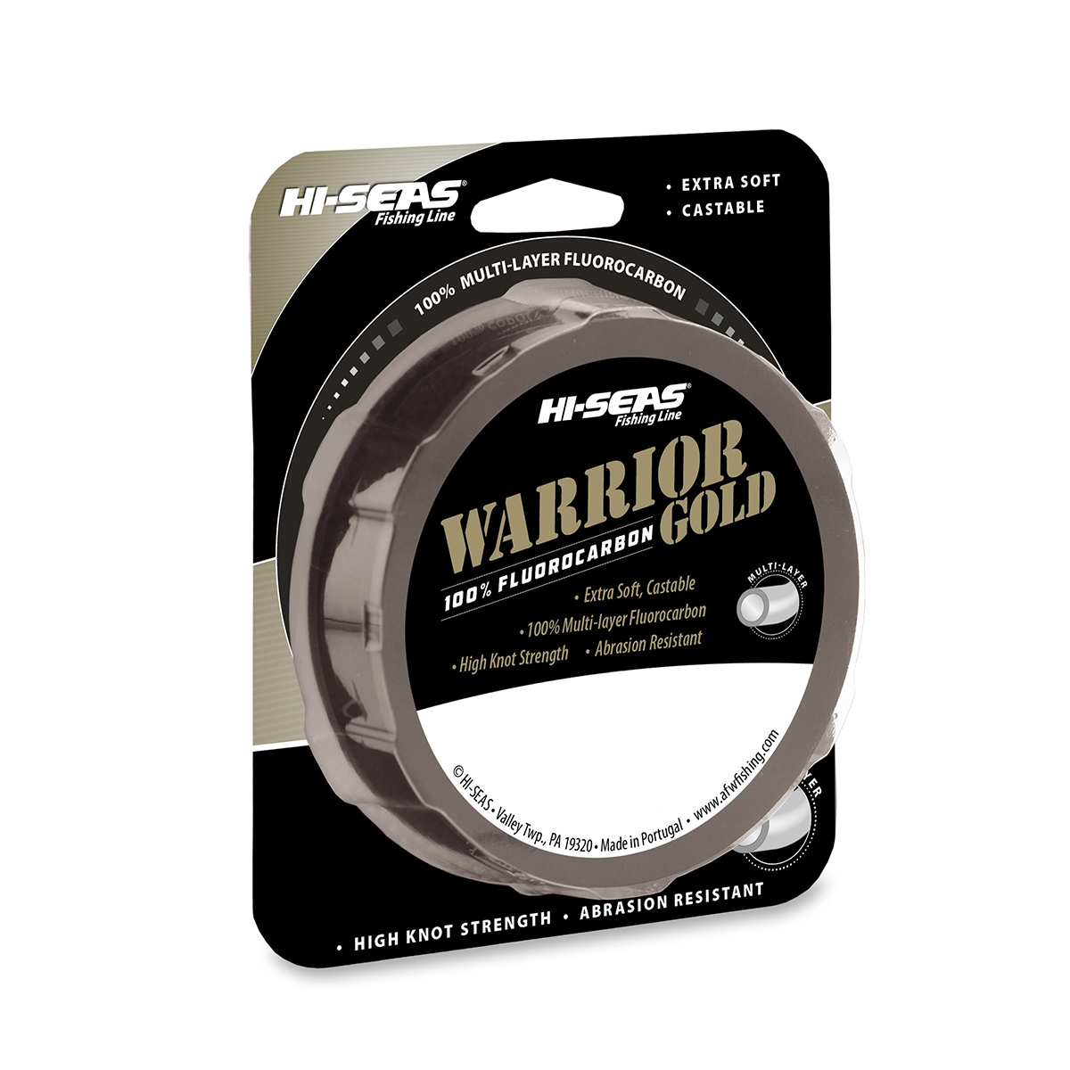 Warrior Gold 100 Multi Layer Fluorocarbon Line 25 Lb 13 6 Kg Test 018 In 0 45 Mm Dia Clear 0 Yd 1 M